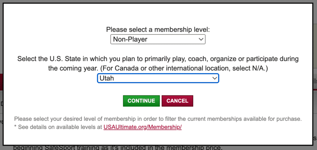 Non-player membership membership